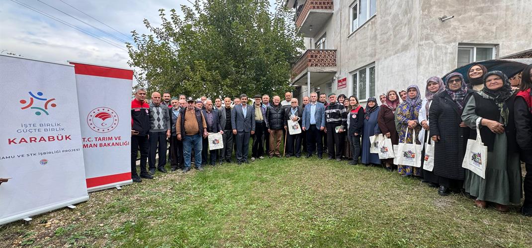 CEMAL OVASI'NDA ÜRETİCİLERİMİZLE BİR ARAYA GELDİK